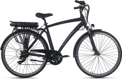 Vélo électrique homme aluminium Adore Versailles 28  E-Bike noir 250 Watt Li-Ion 36 V/10 4 Ah 7 vitesses