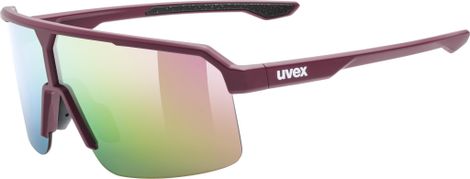 Uvex Ramp Bordeaux/Pink Mirror Sunglasses
