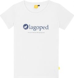 Camiseta blanca Lagoped Teerec Flag para mujer