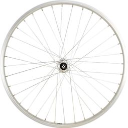 ROUE VTT 24  AR BLOCAGE JANTE ARGENT MACH1 M110.  MOY.MICHE MAGNUM A VISSER V-BRAKE 5/6/7V