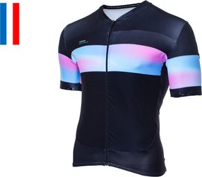 LeBram Agnès Black Twilight Short Sleeved Jersey