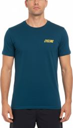 Rubb'r Cycling T-shirt met korte mouwen Navy blauw