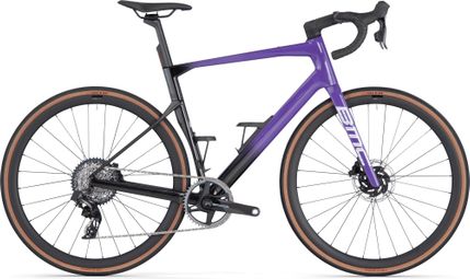 BMC Roadmachine 01 X One Road Bike Sram Force XPLR eTap AXS 12S 700 mm Purple Black