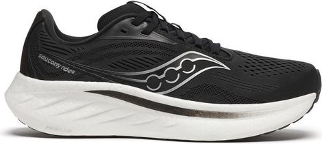 Saucony Ride 18 Running Shoes Large Black/White Women's