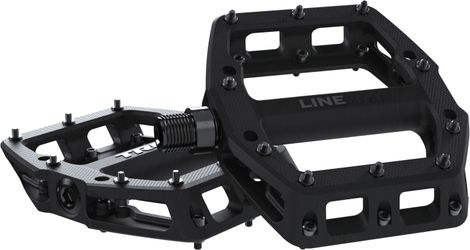 Paar platte pedalen Trek Line Elite Zwart