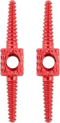 Outil de routage câble interne vélo – Aluminium rouge – 2 pièces