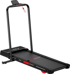 Tapis de course Fitness Y3 avec poignées inclinaison automatique compact Noir