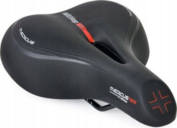 Medicus 3.0 Selle de vélo - Selle unisexe large - Noir