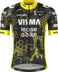 Visma Team Short-Sleeve Jersey | Lease a Bike The Architect TDF 2026 Black/Yellow Men's