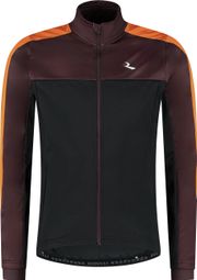 Veste Vélo Rogelli Freeze Homme Noir/Bordeaux/Orange