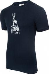 Camiseta de manga corta LeBram Deer azul oscuro