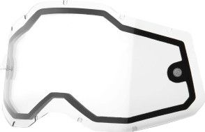 100% Racecraft2/Accuri2/Strata2 Replacement Lens | Clear Dual Pane Lenses