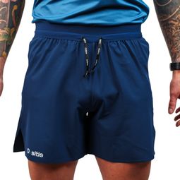 Short Running Homme Oxsitis X-Train Bleu Marine