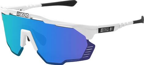 Scicon Aeroshade Kunken Brille Hochglanz Schwarz / Spiegelblau