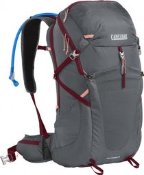 Sac de randonnée Femme Camelbak Fourteener 30L + Poche à Eau de 3L Gris/Bordeaux