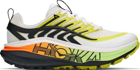 Chaussures Trail Hoka Stinson 8 Blanc/Jaune Femme