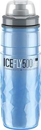 Bidon Elite Ice Fly 500ml Bleu / Gris