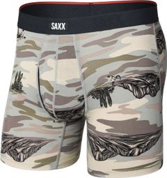 Saxx Vibe Xtra Soft Comfort boxershort, grijs/camo, voor heren