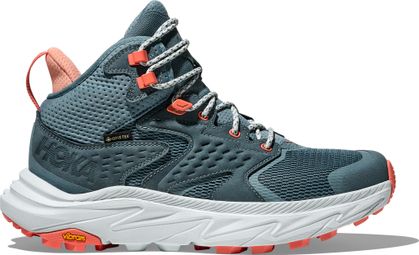 Women's Hoka Anacapa 2 Mid GTX Outdoor Shoes Blue/Rose