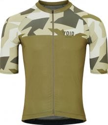 Void Abstract Camo Olive Korte Mouw Jersey