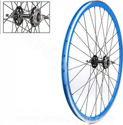 ROUE ARRIERE VELOX 700C FIXIE BLEU ALU MOYEU FLIP FLOP