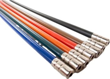 VéloOrange Brake Cables and Multi-Size Sheaths VO Colored Brake Cable Kits Orange