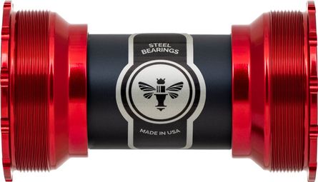 Chris King ThreadFit T47-30i Bottom Bracket Red