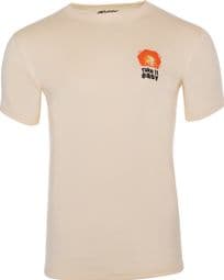 T-shirt manches courtes Rubb'r Take it Easy Beige