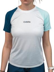 T-Shirt Manches Courtes Femme Oxsitis X-Train Bleu/Blanc