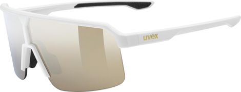 Uvex Ramp White/Gold Mirror Sunglasses