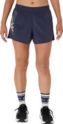 Asics Icon 4in Shorts Blau Damen