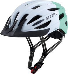 Casque Cairn Fusion Led USB Mat Bleu/Vert