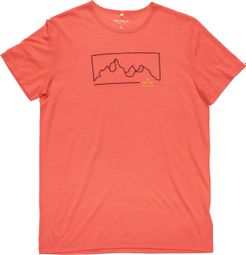 Devold Active Outline Red Heren T-shirt