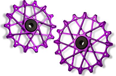 Garbaruk Schaltwerksrollen für Sram GX/XO/XX Eagle 12v Violett
