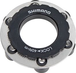 Adaptateur Disque Shimano SM-RTAD05 CenterLock - Disque 6 trous Axe 15/20mm Noir