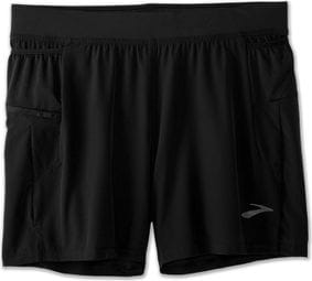 Pantalones cortos Brooks Sherpa 5 '' 2 en 1 negros