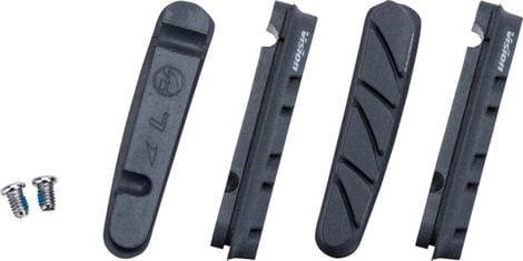 Vision E0065 x4 Cartridge Brake Pads (Carbon Rims) For Shimano Brake