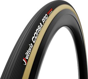 Vittoria Corsa Pro 700 mm Graphene G2.0 + Silica Compound Road Tubular Beige Sidewalls