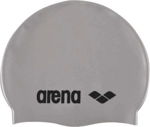 Bonnet de Bain Silicone Arena Classic Jr Gris Enfant 6-12 ans