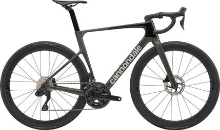 Cannondale SuperSix EVO 5 Road Bike, Shimano 105 Di2, 12V, 700 mm, Gray/Black Raw, 2026Cannondale SuperSix EVO 5 Road Bike, Shimano 105 Di2, 12V, 700 mm, Gray/Black Raw, 2026