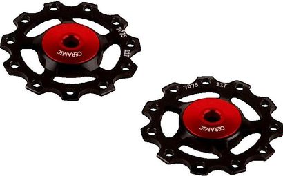 Jeu de galets céramique Shimano/SRAM rouge route et VTT 9-11 vitesses