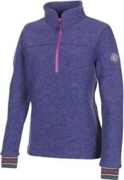 Pull en laine Ivanhoe pour femme Dina Demi-Zip Violet Haze-Violet