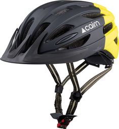 Casco Cairn Fusion Led USB Mat Negro/Amarillo