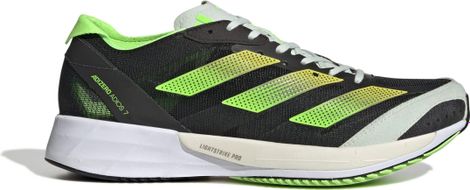adidas Running adizero Adios 7 Black Green Yellow Women's Shoes