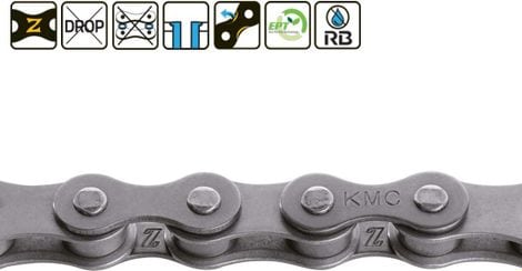 Chaine BMX race KMC Z1 wide 1/2 ''*1/8''