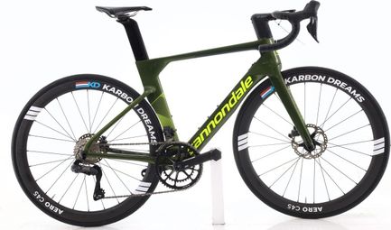 Produit reconditionné · Cannondale Systemsix Di2 12V · Vert / Vélo de route | Très bon état