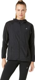 Asics Road Packable Windjacke Schwarz Damen