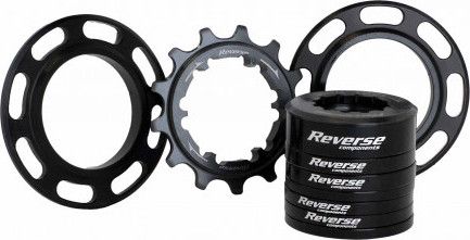 Kitde piñones Single Speed Reverse Microspline 14 dientes Negro