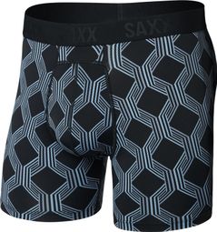 Saxx Smooth Flex Light Compression Boxers, Black/Blue