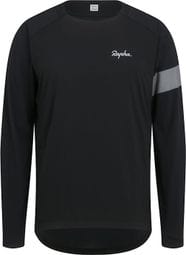 Rapha Trail Windblock Maglia a maniche lunghe da MTB Nero/Grigio